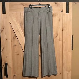 Express Editor Herringbone Flare Slacks